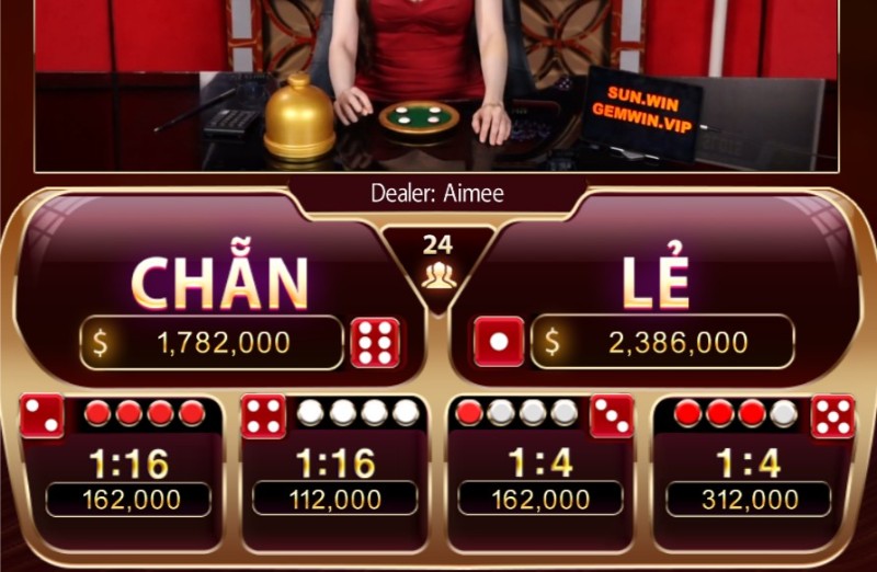 công thức xóc đĩa chẵn lẻ đều ăn