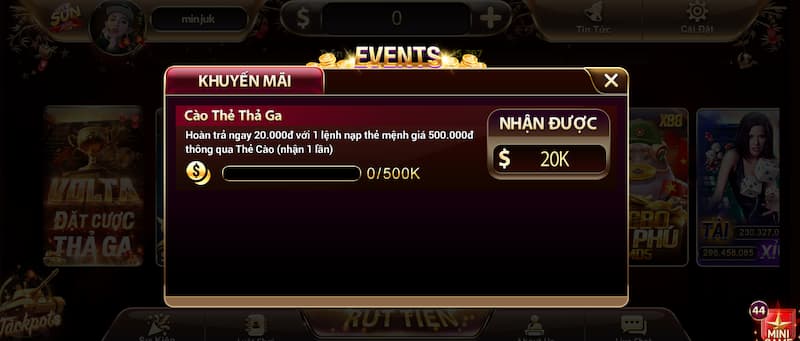 Cập nhật chi tiết khuyến mãi 20k nạp điện thoại tại Sunwin 1 Khuyến mãi 20k nạp điện thoại tại Sunwin