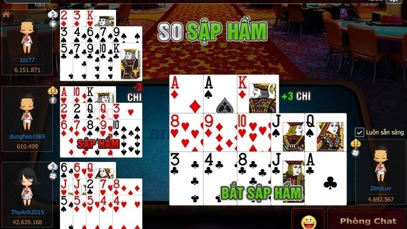 Mậu binh game bài chiến thuật đình đám hiện nay